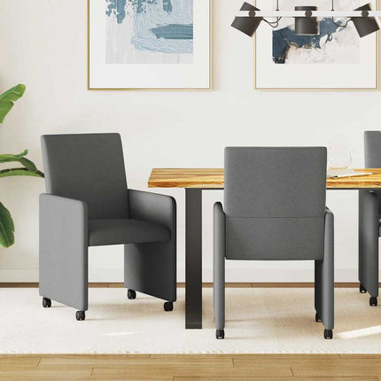 Eetkamerstoelen Met Wieltjes 2 Pcs 57 X 66 X 94 Cm