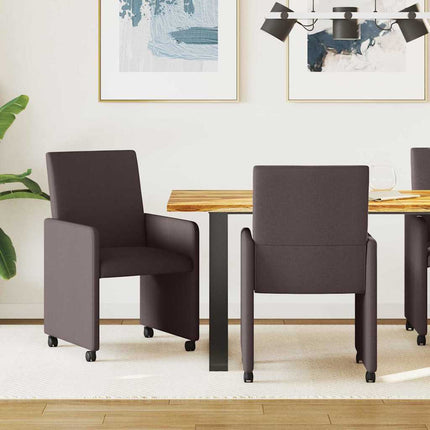 Eetkamerstoelen Met Wieltjes 2 Pcs 57 X 66 X 94 Cm