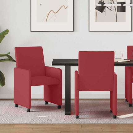 Eetkamerstoelen Met Wieltjes 2 Pcs 57 X 66 X 94 Cm
