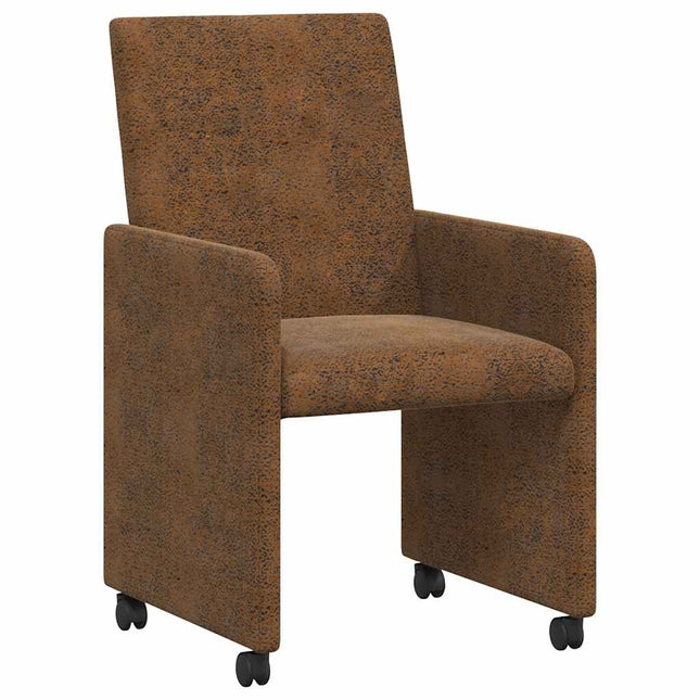 Eetkamerstoelen Met Wieltjes 2 Pcs 57 X 66 X 94 Cm