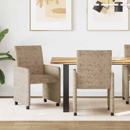 Eetkamerstoelen Met Wieltjes 2 Pcs 57 X 66 X 94 Cm