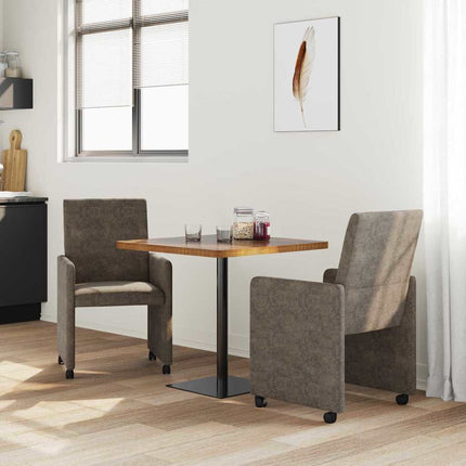 Eetkamerstoelen Met Wieltjes 2 Pcs 57 X 66 X 94 Cm