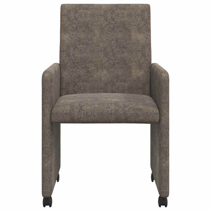 Eetkamerstoelen Met Wieltjes 2 Pcs 57 X 66 X 94 Cm