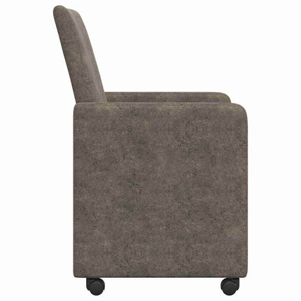 Eetkamerstoelen Met Wieltjes 2 Pcs 57 X 66 X 94 Cm