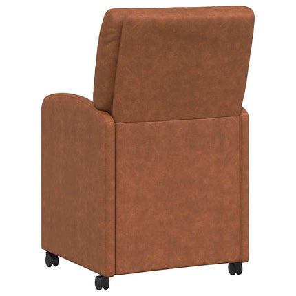 Eetkamerstoelen Met Wieltjes 2 St Kunstleer