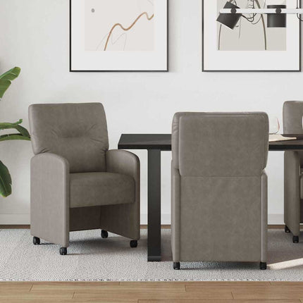 Eetkamerstoelen Met Wieltjes 2 Pcs 57 X 67 X 95 Cm