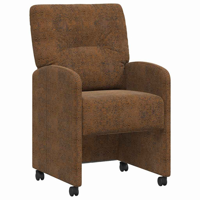 Eetkamerstoelen Met Wieltjes 2 Pcs 57 X 67 X 95 Cm