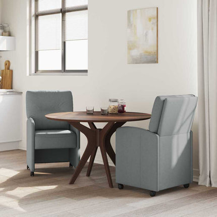 Eetkamerstoelen Met Wieltjes 2 Pcs 57 X 67 X 95 Cm