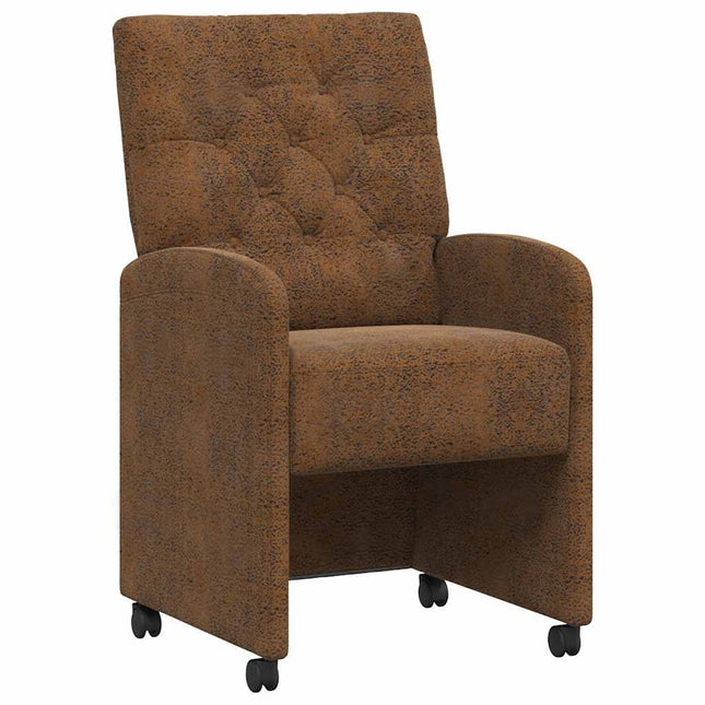 Eetkamerstoelen Met Wieltjes 2 Pcs 58 X 67 X 97 Cm