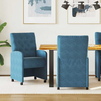 Eetkamerstoelen Met Wieltjes 2 Pcs 58 X 67 X 97 Cm