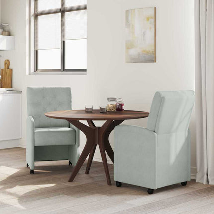 Eetkamerstoelen Met Wieltjes 2 Pcs 58 X 67 X 97 Cm