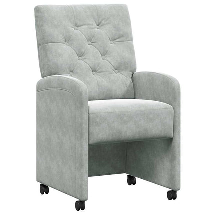 Eetkamerstoelen Met Wieltjes 2 Pcs 58 X 67 X 97 Cm