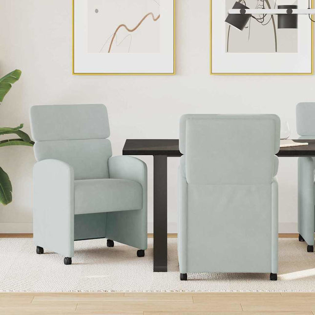 Eetkamerstoelen Met Wieltjes 2 Pcs 58 X 65 X 98 Cm