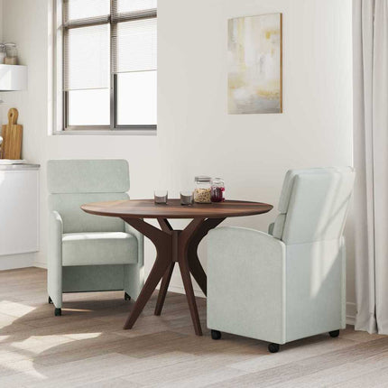 Eetkamerstoelen Met Wieltjes 2 Pcs 58 X 65 X 98 Cm