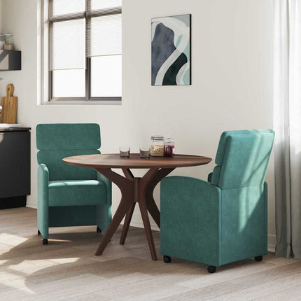 Eetkamerstoelen Met Wieltjes 2 Pcs 58 X 65 X 98 Cm