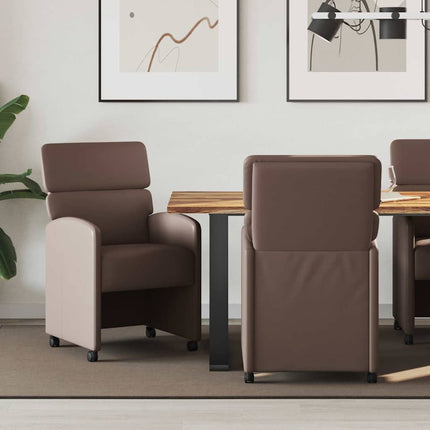 Eetkamerstoelen Met Wieltjes 2 Pcs 58 X 65 X 98 Cm