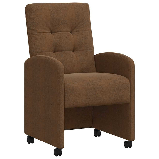 Eetkamerstoelen Met Wieltjes 2 Pcs 58 X 67 X 97 Cm