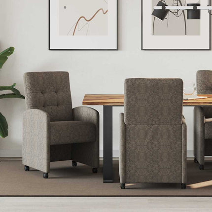 Eetkamerstoelen Met Wieltjes 2 Pcs 58 X 67 X 97 Cm