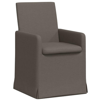Eettafelstoelen 2 Pcs 57 X 67 X 95 Cm Linnen