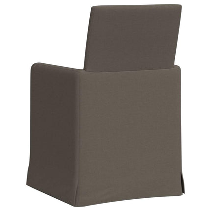 Eettafelstoelen 2 Pcs 57 X 67 X 95 Cm Linnen