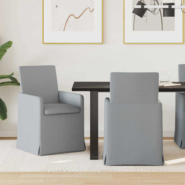 Eettafelstoelen 2 Pcs 57 X 67 X 95 Cm Stof