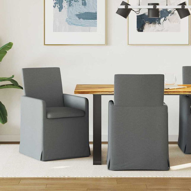 Eettafelstoelen 2 Pcs 57 X 67 X 95 Cm Stof