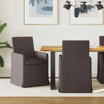 Eettafelstoelen 2 Pcs 57 X 67 X 95 Cm Stof