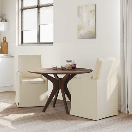Eettafelstoelen 2 Pcs Beige 57 X 67 X 98 Cm