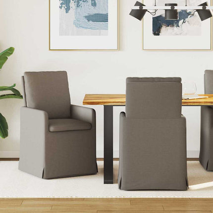 Eettafelstoelen 2 Pcs Beige 57 X 67 X 98 Cm