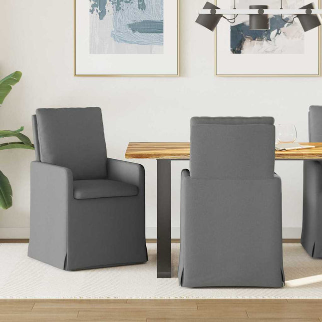 Eettafelstoelen 2 Pcs 57 X 67 X 98 Cm Stof