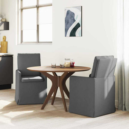 Eettafelstoelen 2 Pcs 57 X 67 X 98 Cm Stof