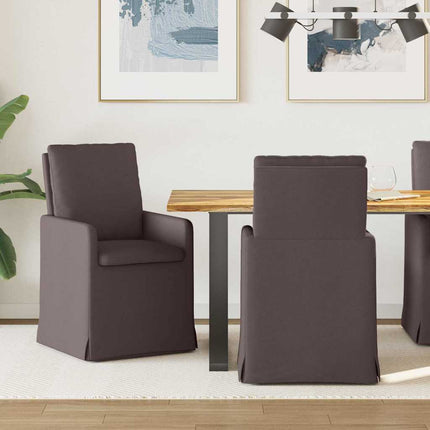Eettafelstoelen 2 Pcs 57 X 67 X 98 Cm Stof