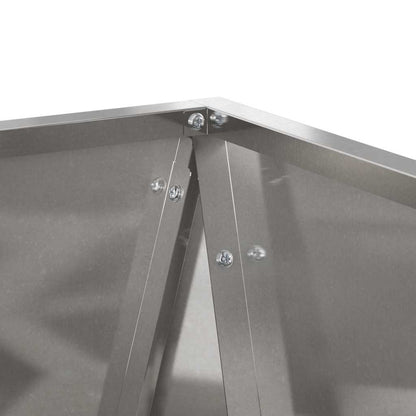 Plantenbak 2 Pcs Zilver