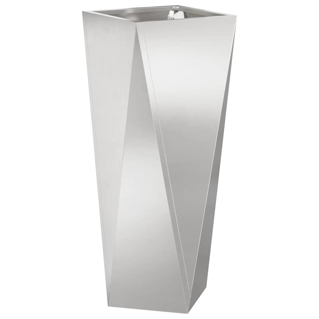 Plantenbak 2 Pcs Zilver