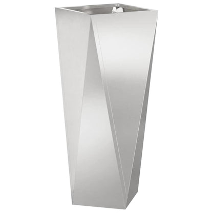 Plantenbak 2 Pcs Zilver