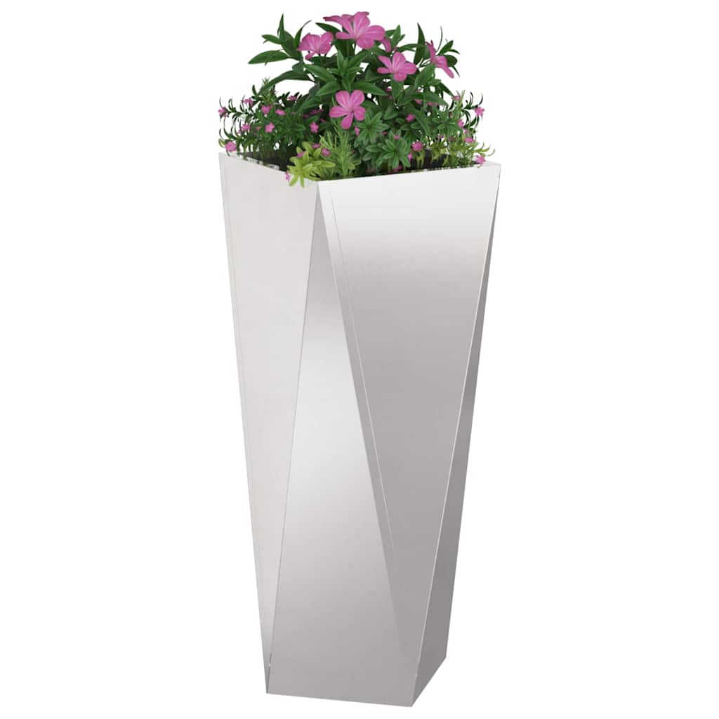 Plantenbak 2 Pcs Zilver