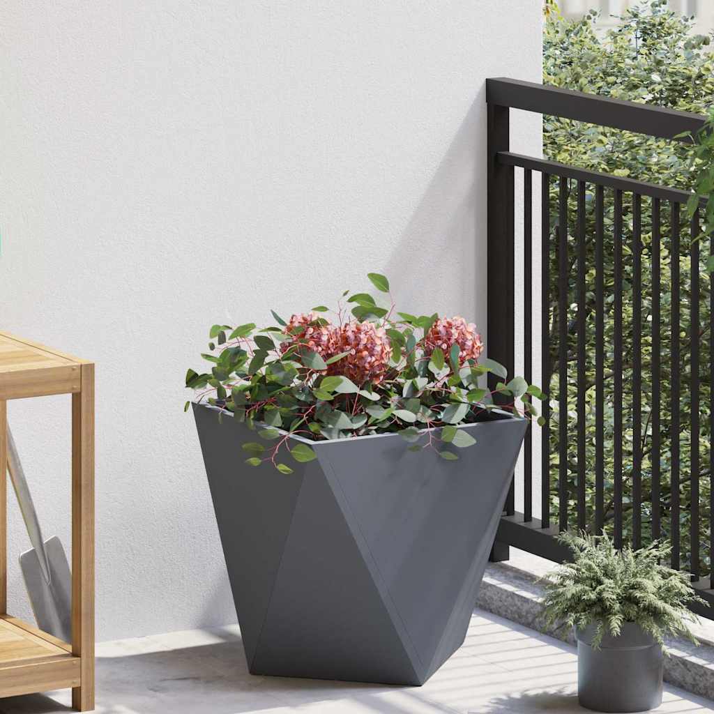 Plantenbak 2 Pcs Zilver