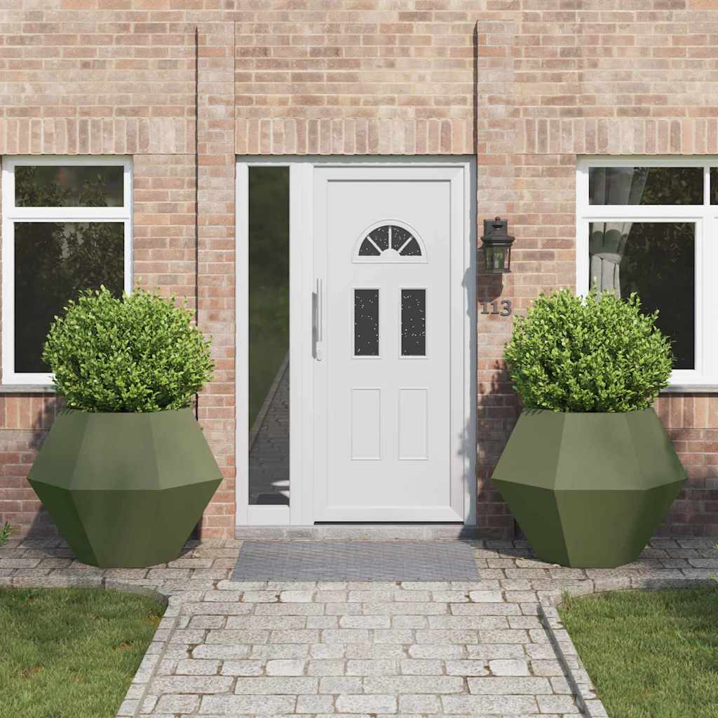 Plantenbak 2 Pcs Roestig