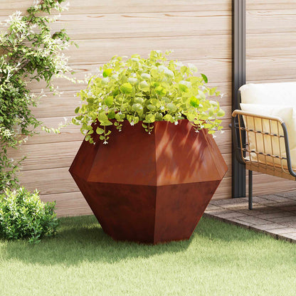Plantenbak 2 Pcs Roestig