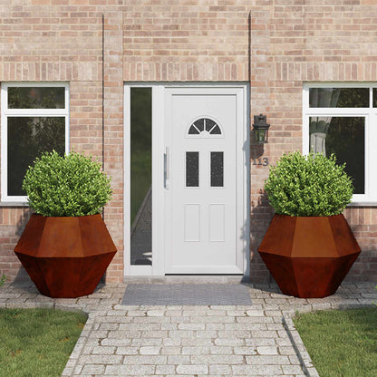 Plantenbak 2 Pcs Roestig