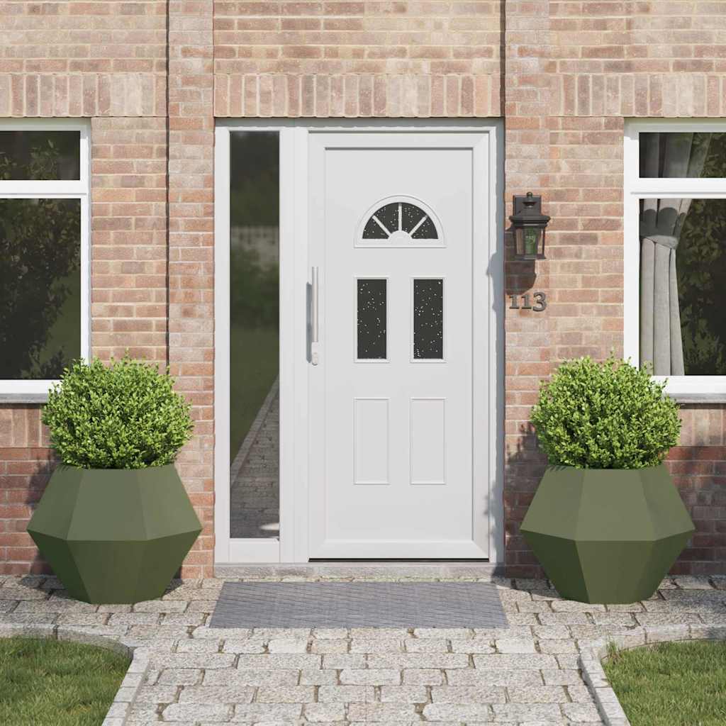 Plantenbak 2 Pcs Roestig