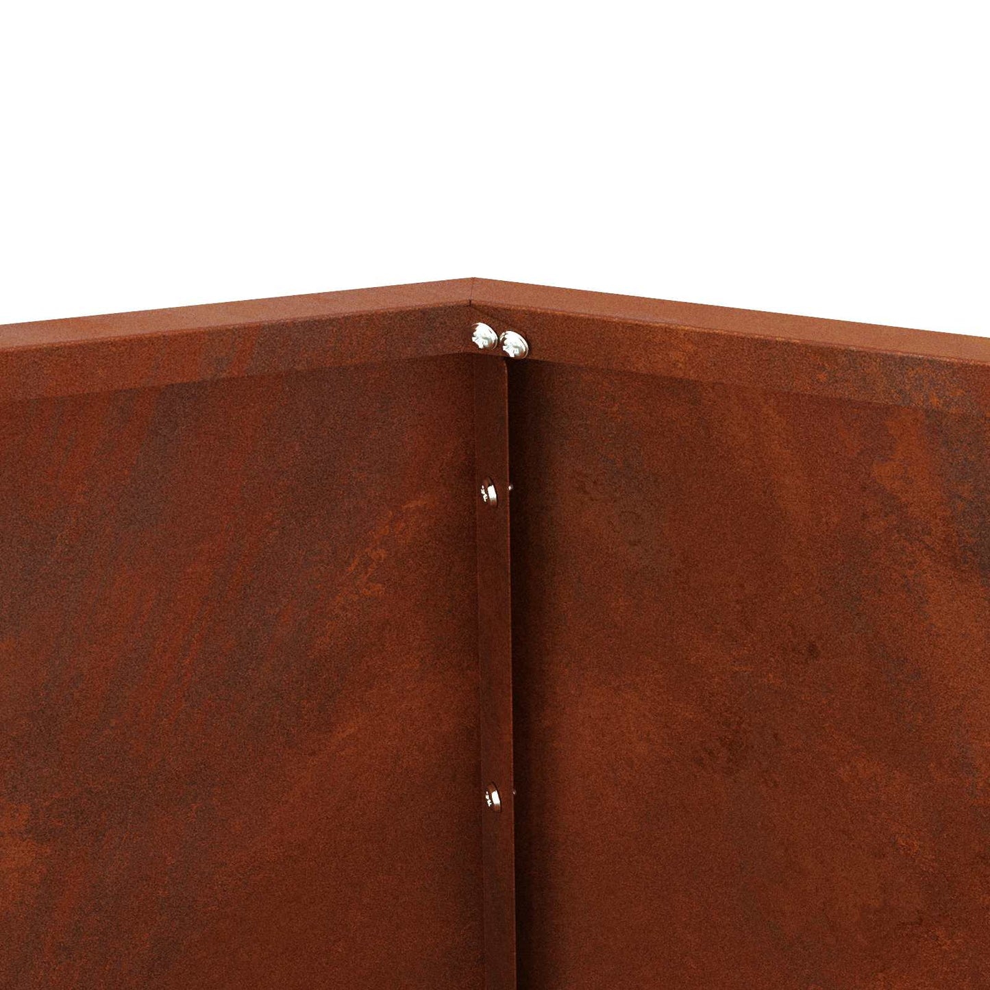 Plantenbak 2 Pcs Roestig
