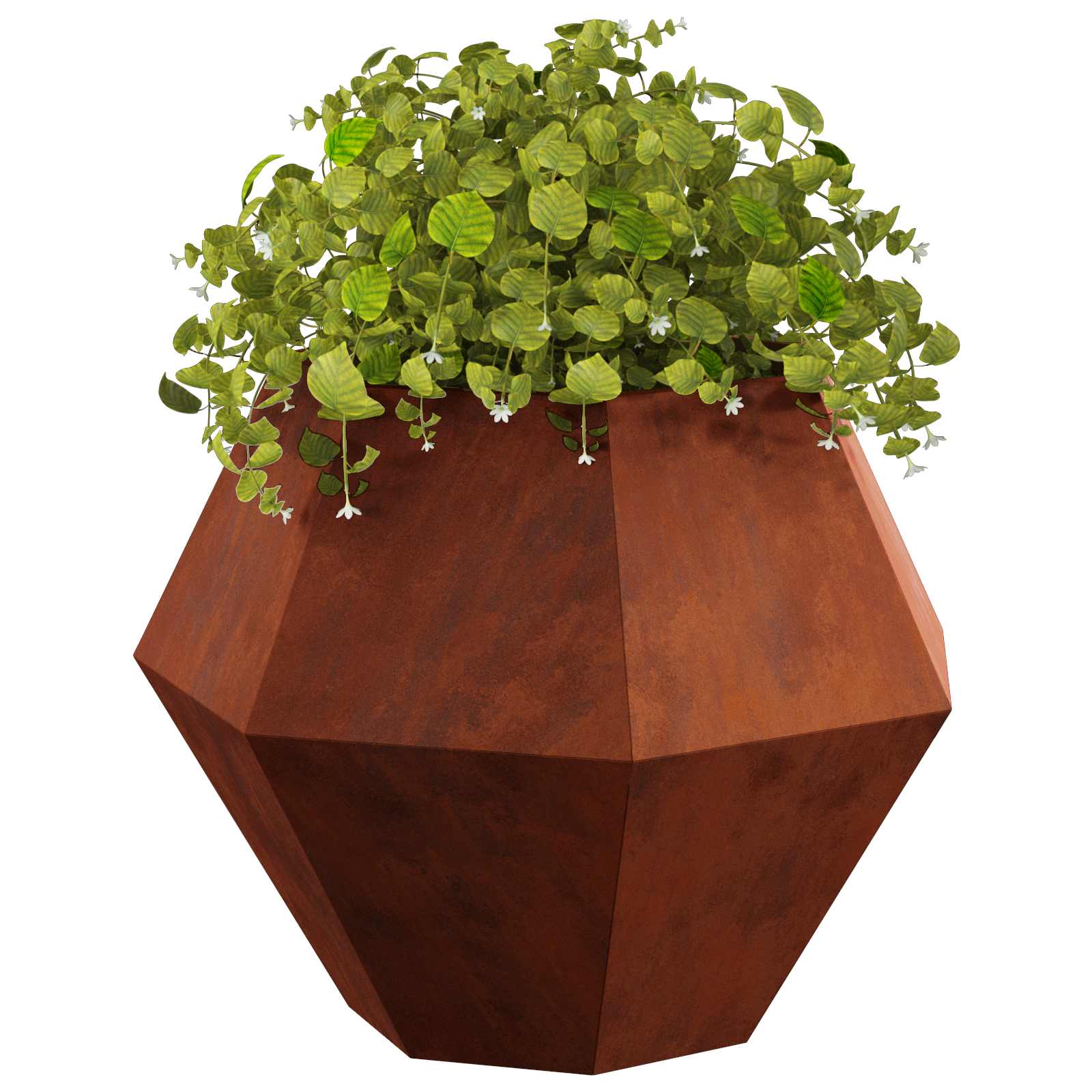 Plantenbak 2 Pcs Roestig