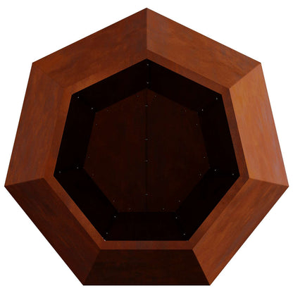 Plantenbak 2 Pcs Roestig