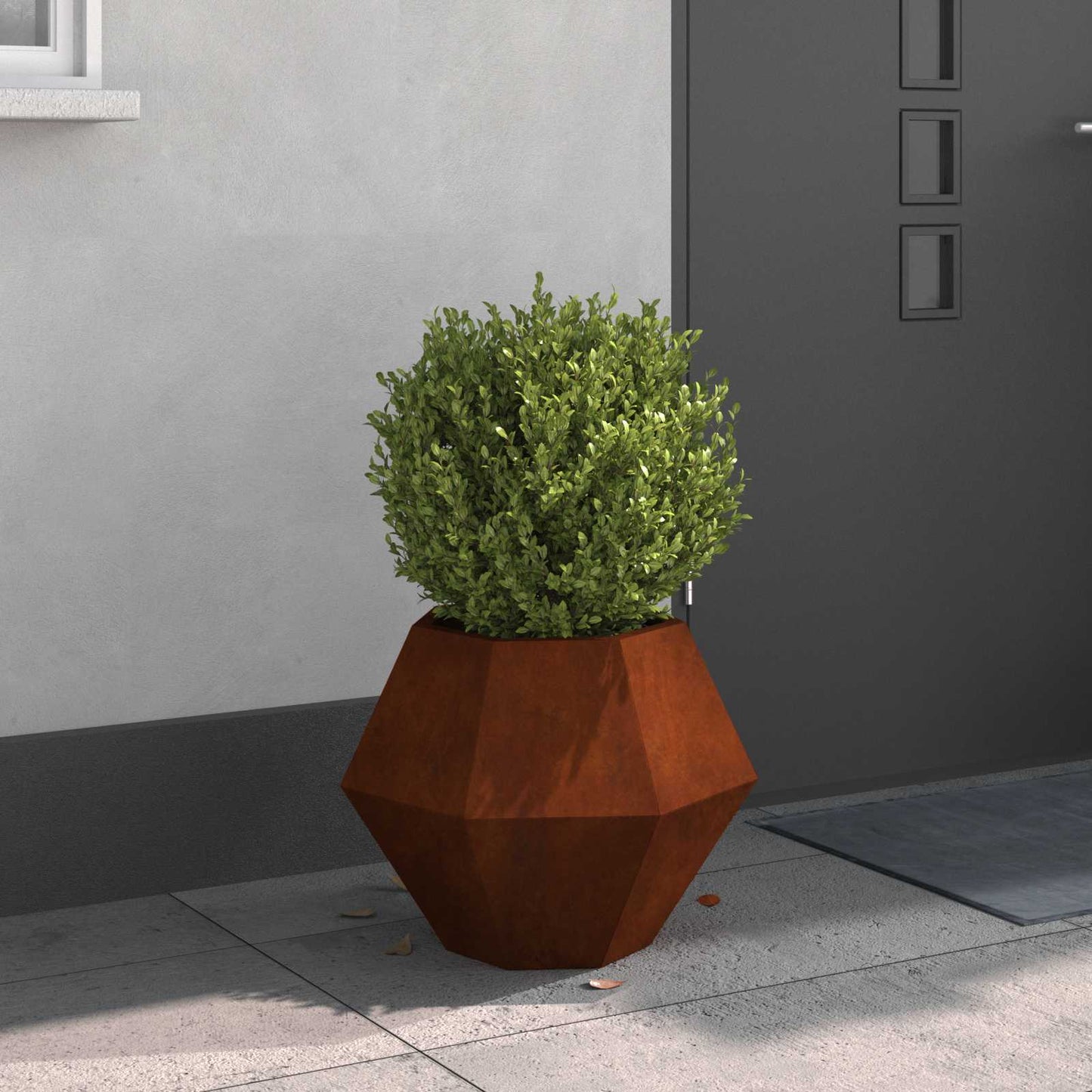 Plantenbak 2 Pcs Roestig