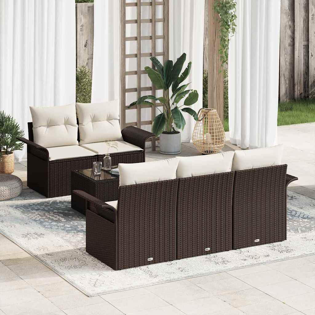 Tuin Sofa Set Met Kussen 6 Pcs 55 X 55 X 37 Cm