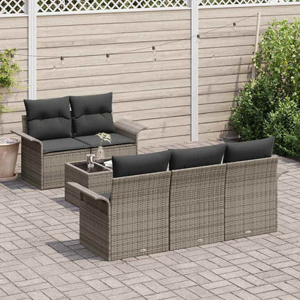 Tuin Sofa Set Met Kussen Met Opslag 6 Pcs 55 X 55 X 37 Cm