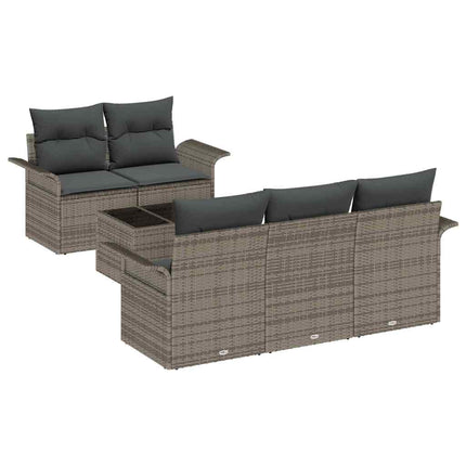Tuin Sofa Set Met Kussen Met Opslag 6 Pcs 55 X 55 X 37 Cm