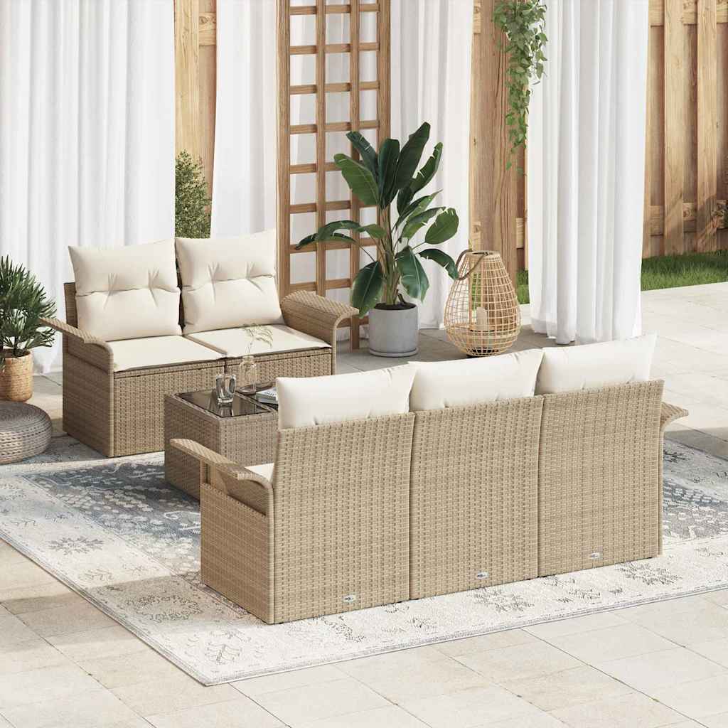 Tuin Sofa Set Met Kussen 6 Pcs 55 X 55 X 37 Cm