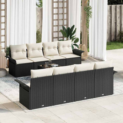 Tuin Sofa Set 9 Pcs 55 X 55 X 37 Cm Poly Rattan